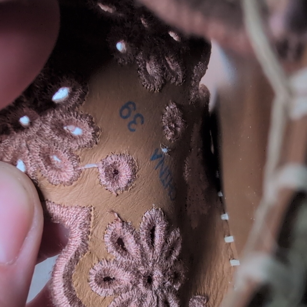 See By Chloe Espadrille Wedge Sandals With Ankle Strap Size 9 US - Picture 8 of 8